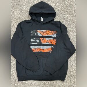 Men's Safety Shirtz Black Graphic Hoodie XL